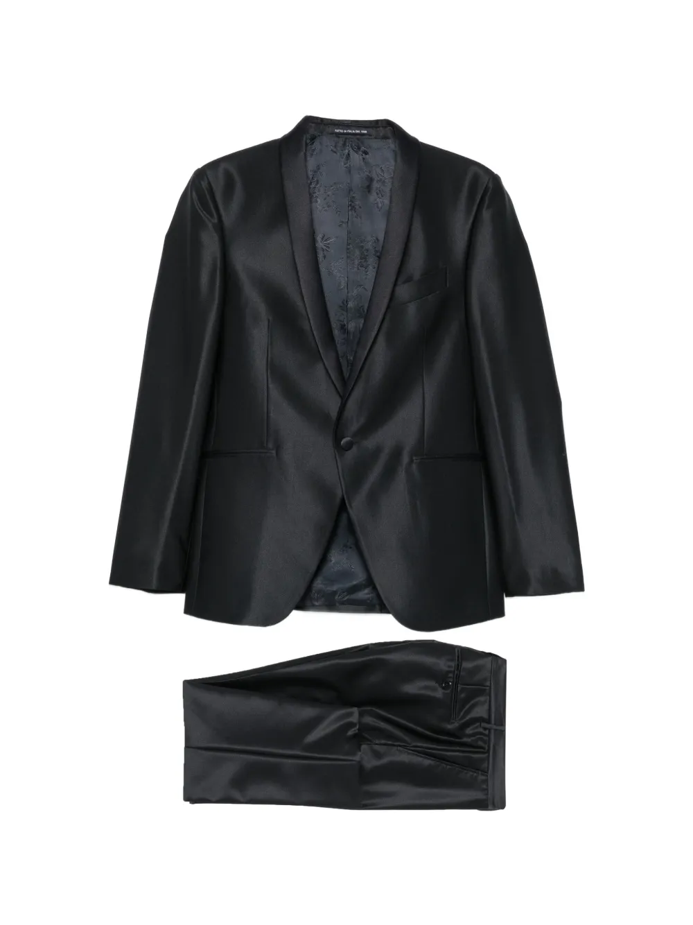 Carlo Pignatelli satin-finish s suit - Blu