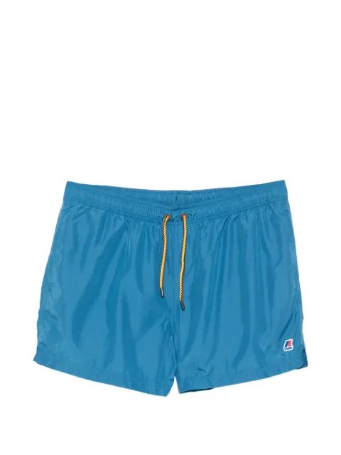 K-Way Hazel logo-patch drawstring swim shorts