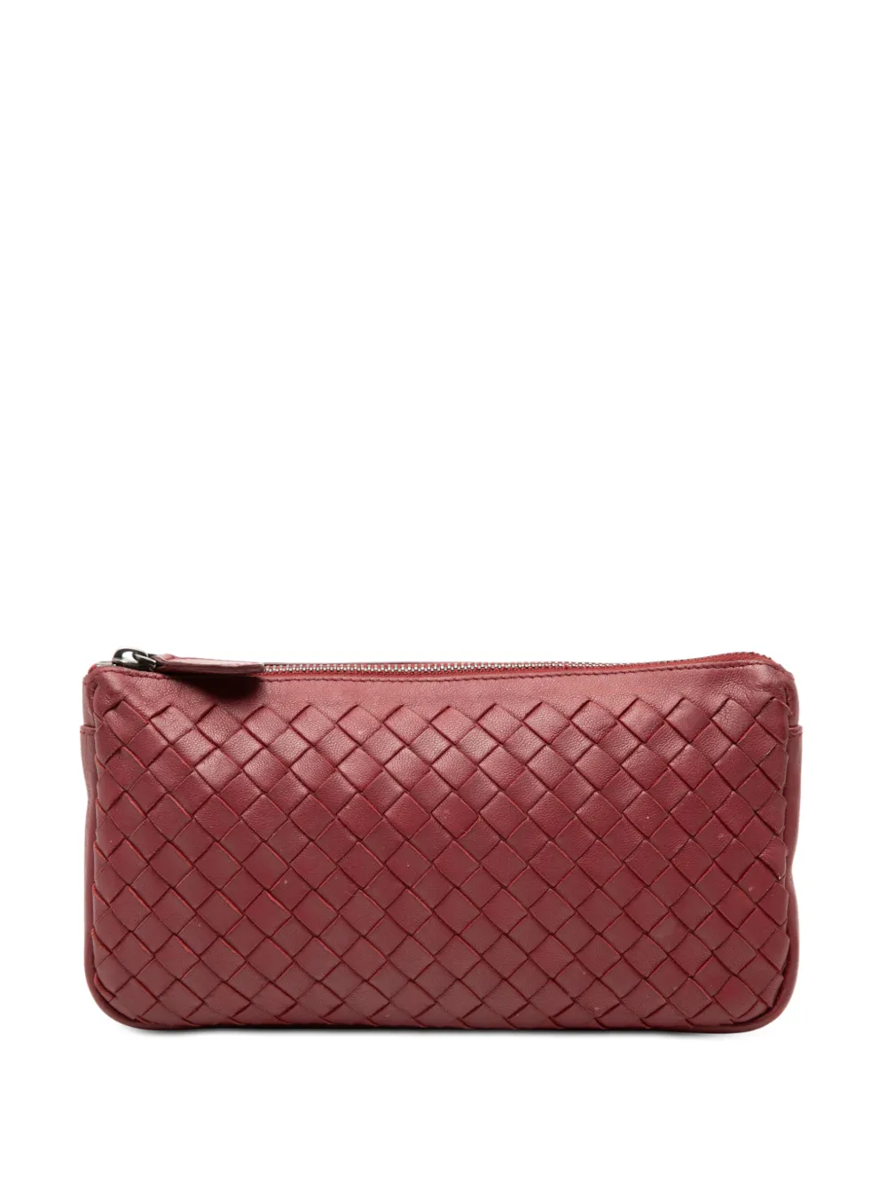 Bottega Veneta Pre-Owned 2009 Nappa Intrecciato pouch - Rosso