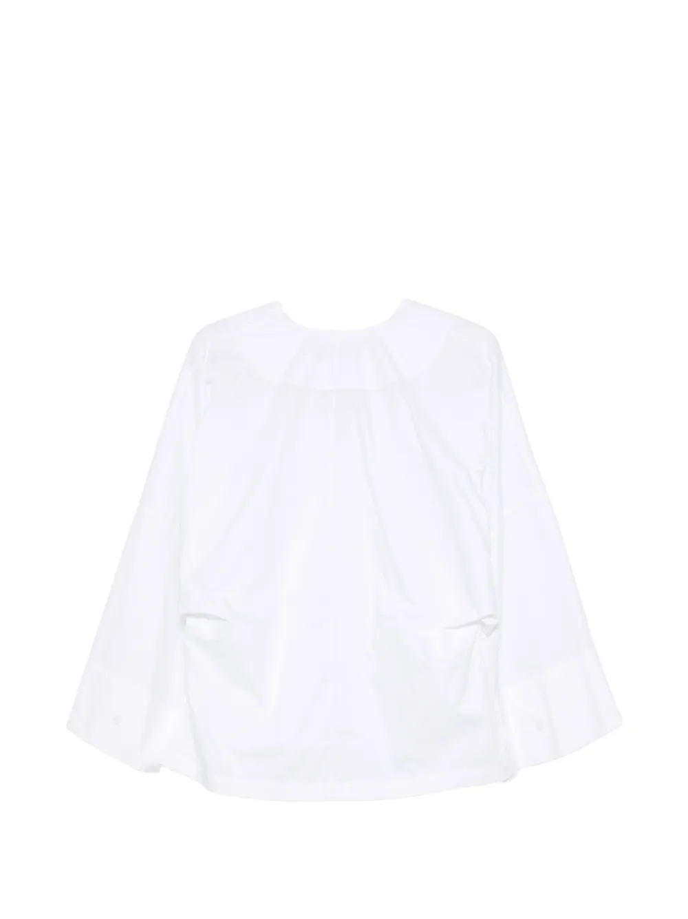 Thelatest Dana V-neck Blouse - White 