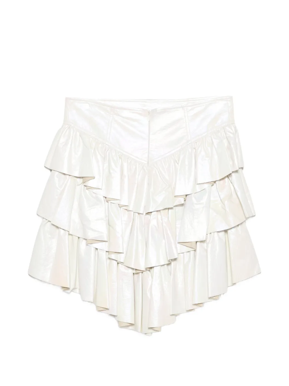 Aniye By Gelaagde mini-rok met ruches Beige