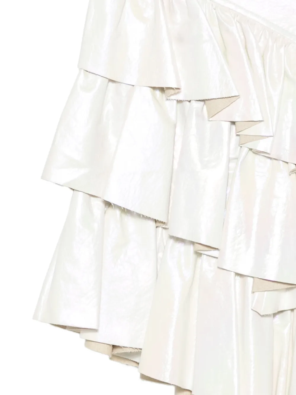 Aniye By Gelaagde mini-rok met ruches Beige