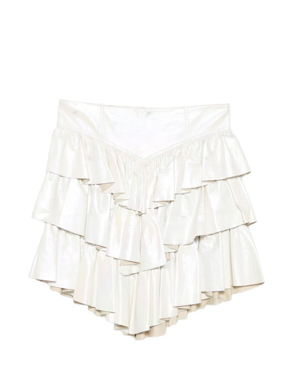 Aniye By ruffled tiered mini skirt - Toni neutri