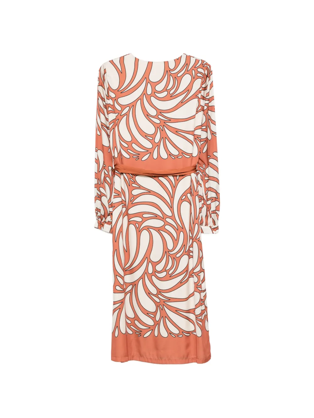 TWINSET Blouse met abstracte print Bruin