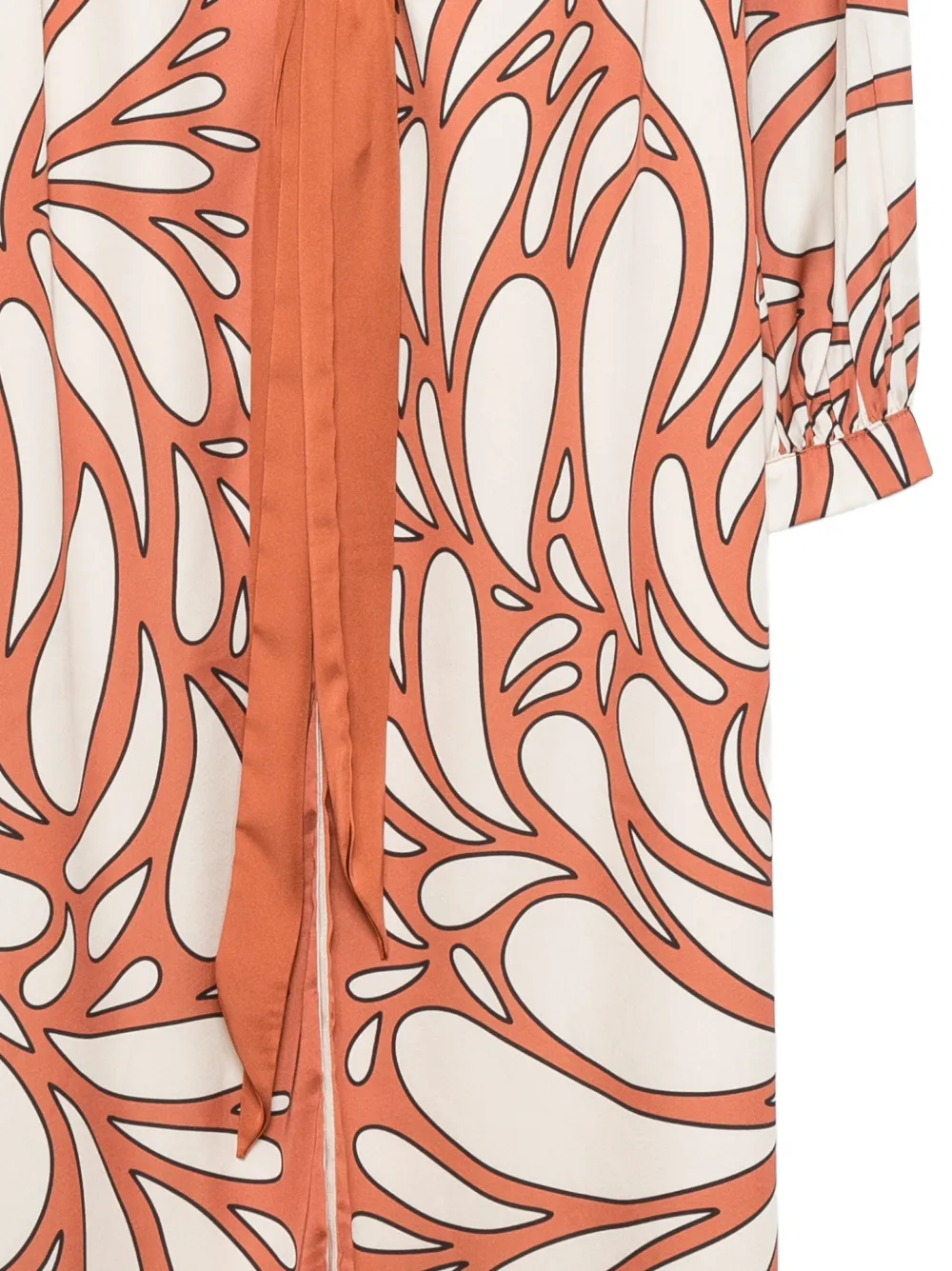 TWINSET Blouse met abstracte print Bruin