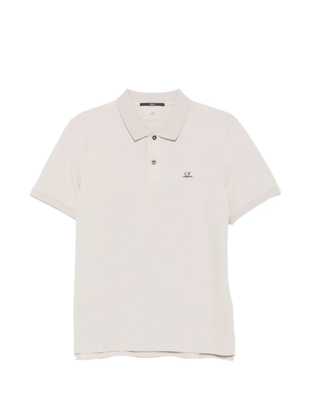 C.P. Company logo-patch polo shirt - Toni neutri