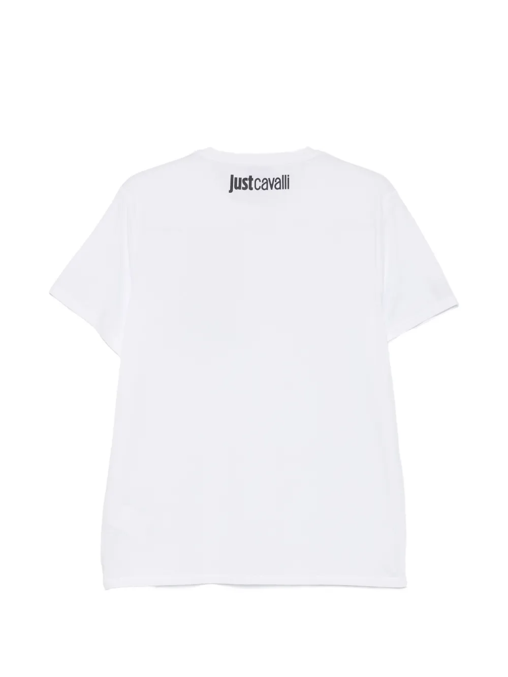 Just Cavalli T-shirt met doodskoppatroon Wit