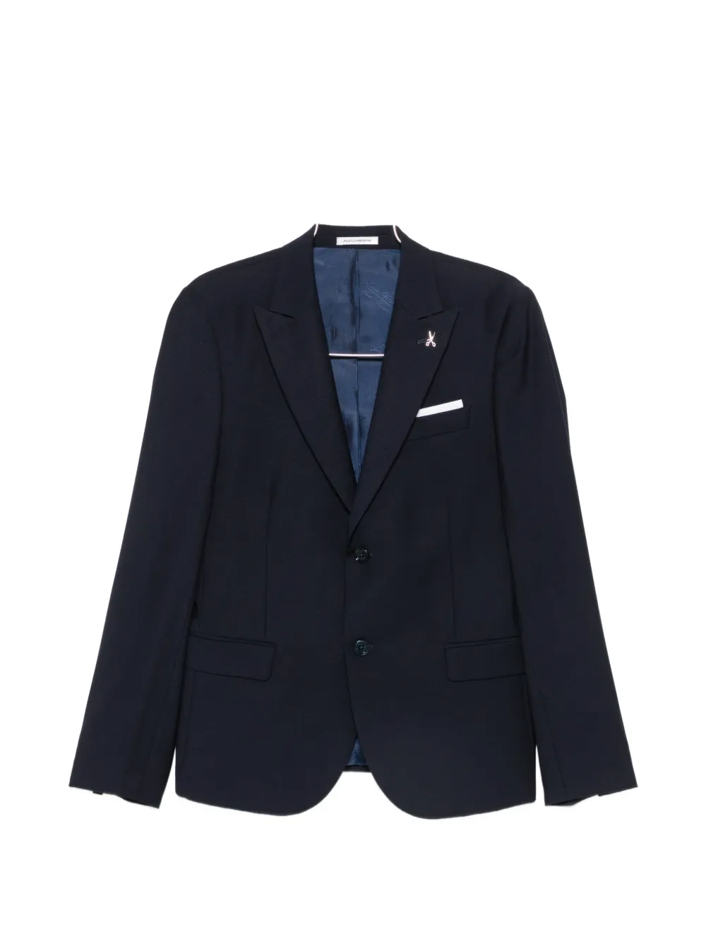 Daniele Alessandrini textured single-breasted suit - Blu