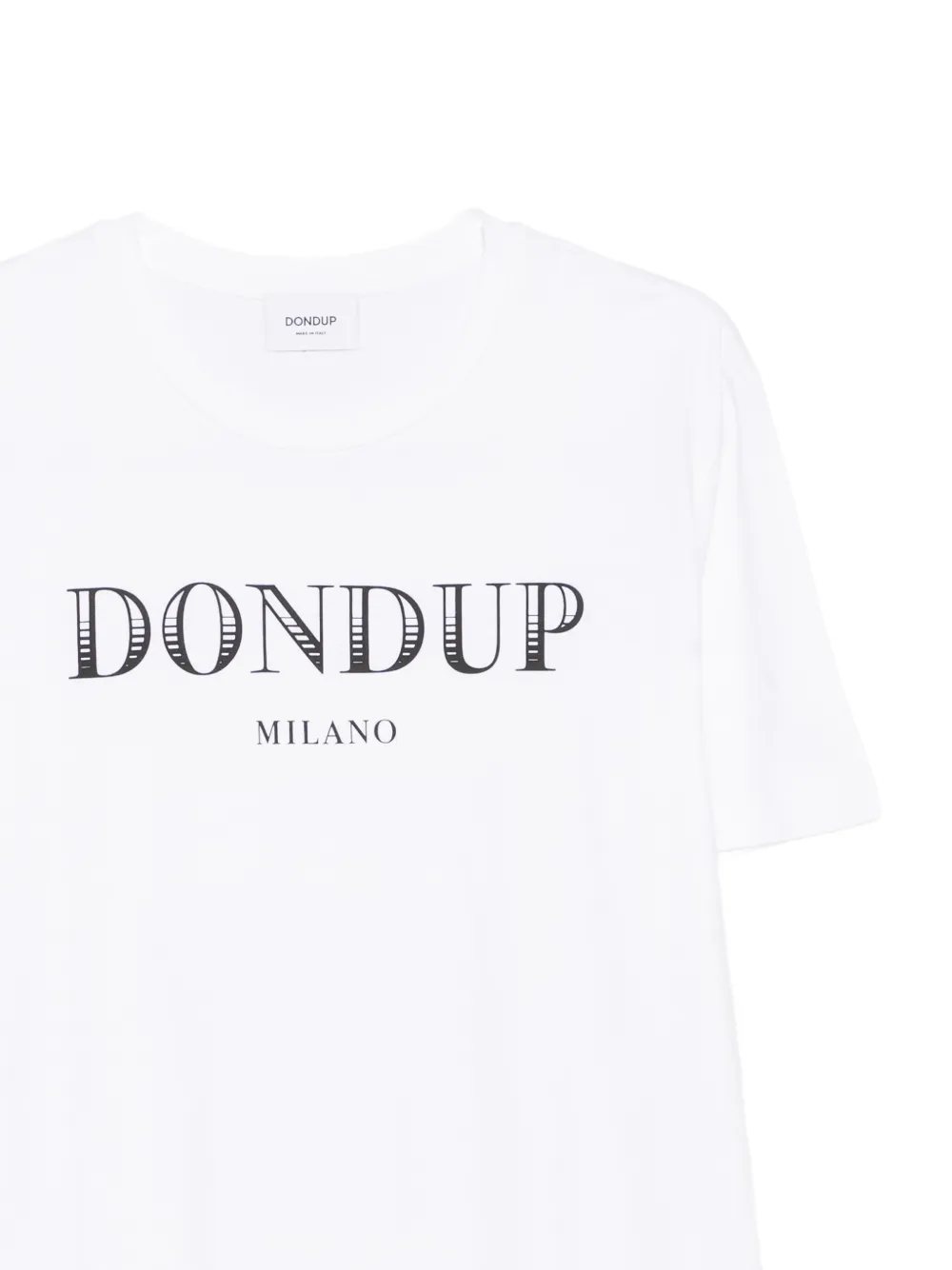 DONDUP T-shirt met logoprint Wit