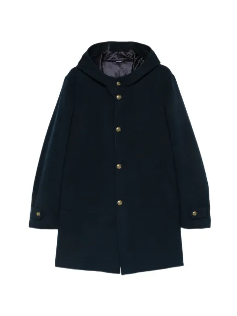 Daniele Alessandrini hooded button-up coat