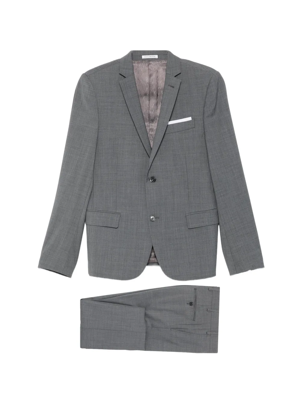 Daniele Alessandrini single-breasted tailored suit - Grigio