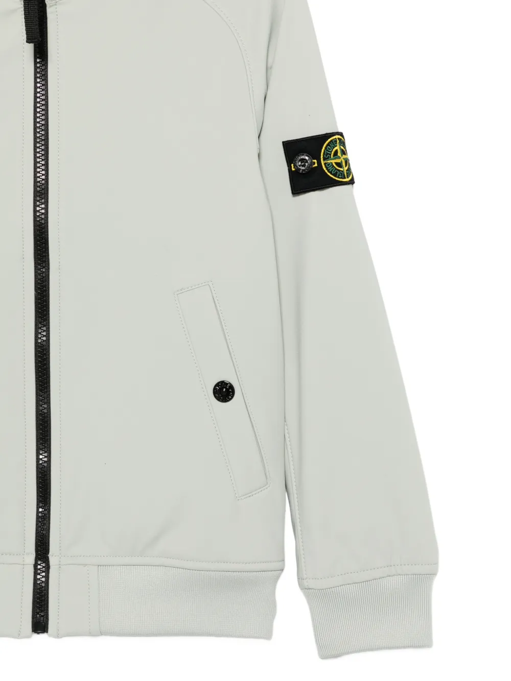 Stone Island Junior Jack met rits Grijs