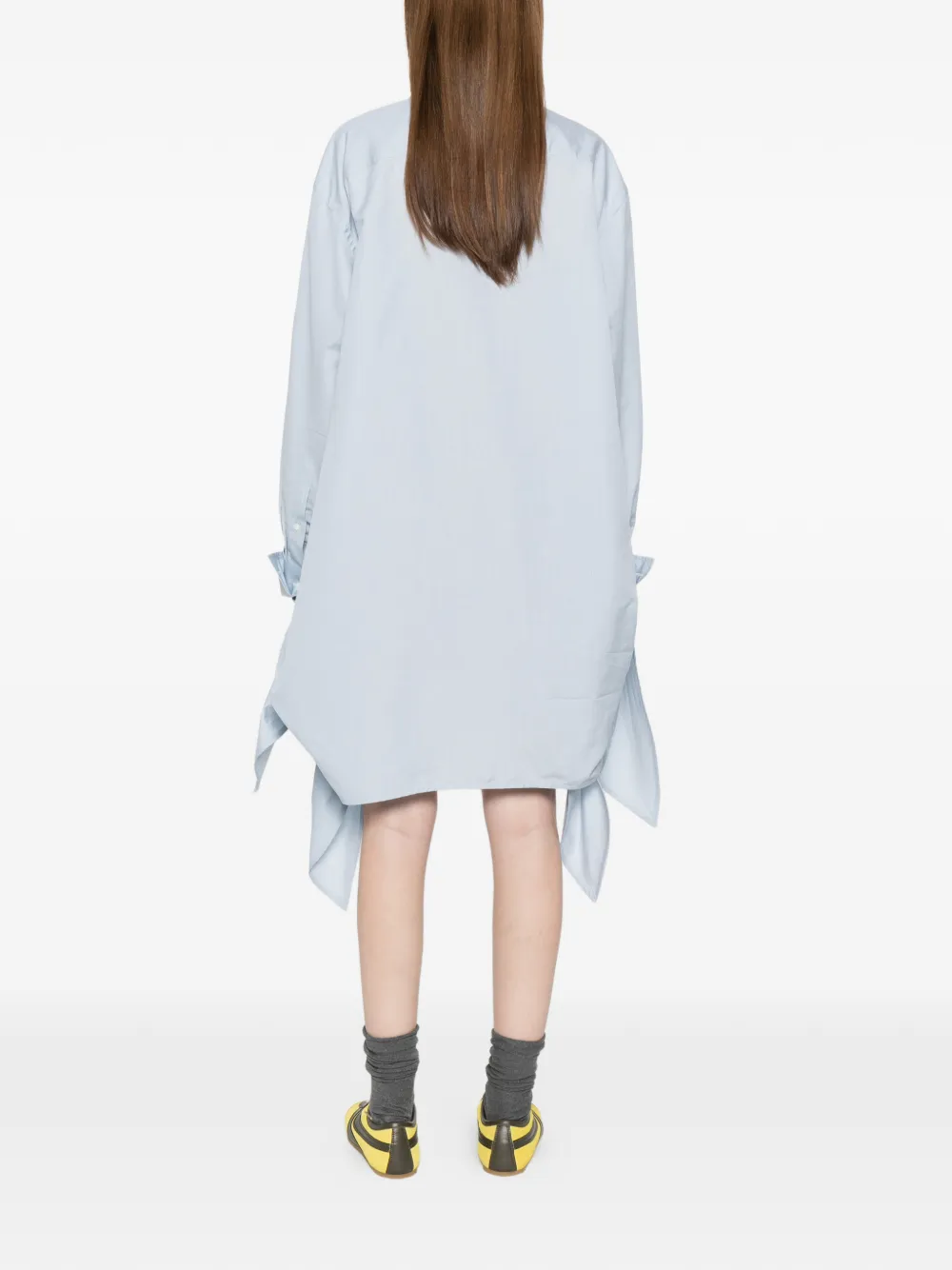 side knot mini dress