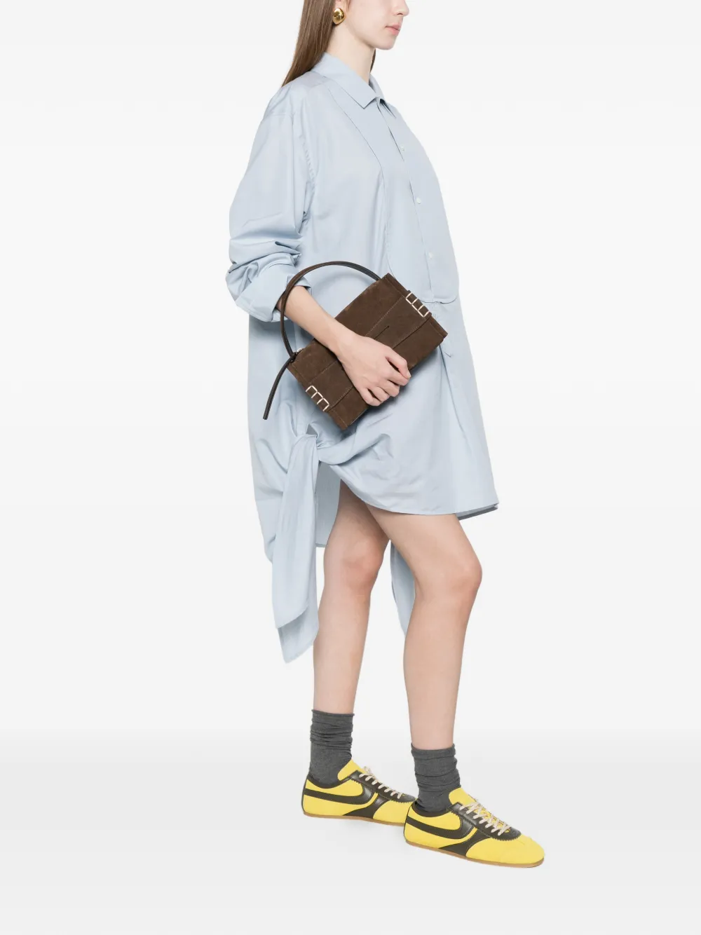 side knot mini dress