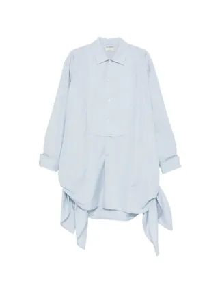 jw anderson blue mini dress Side Knot | EVERPRETTY Elegant V-Neck Ruched Color:Custom Size(leaving us a note) edit: party aw439 Knitted dresses Mini Dress in dark