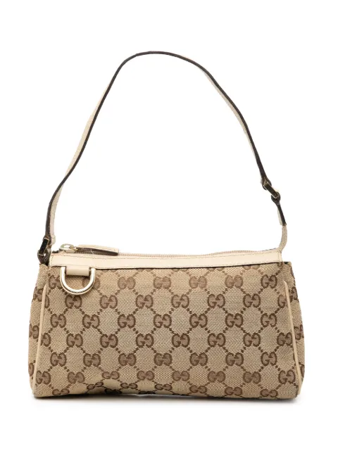 Gucci Pre-Owned 2000-2015 GG 캔버스 애비 D링 포쉐트 핸드백