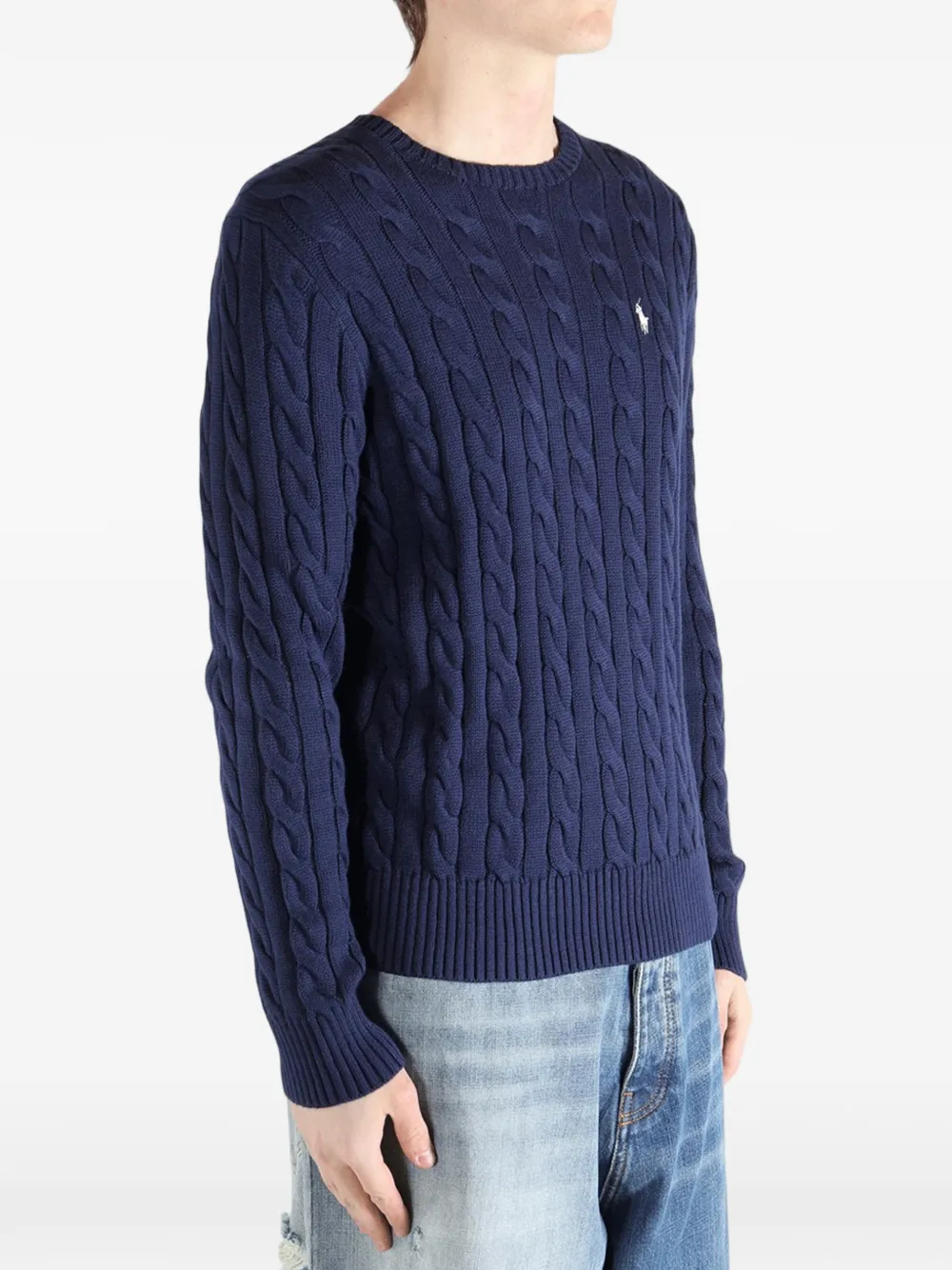 Polo Ralph Lauren Kabelgebreide trui Blauw
