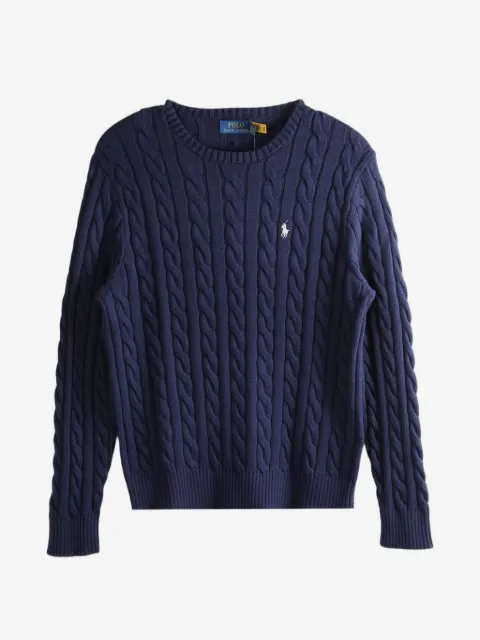 Polo Ralph Lauren Polo Pony-embroidered cable-knit sweater