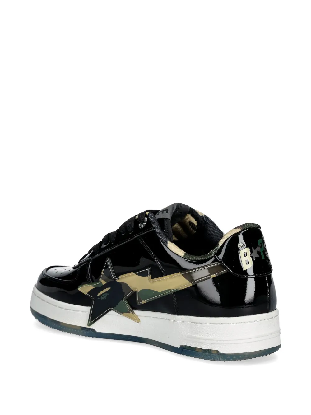 A BATHING APE Sneakers verfraaid met sterren Zwart