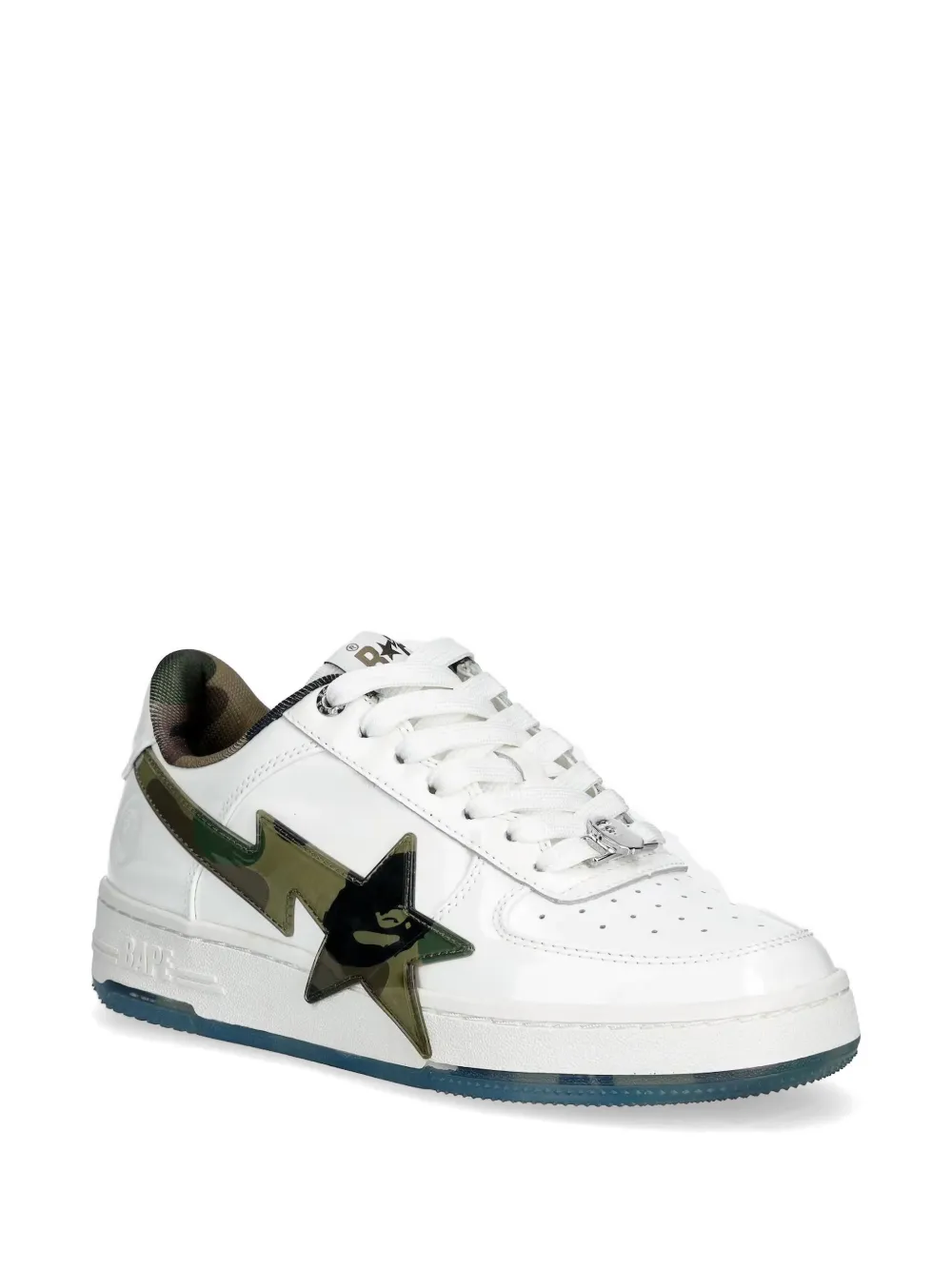 A BATHING APE Sneakers verfraaid met sterren Wit