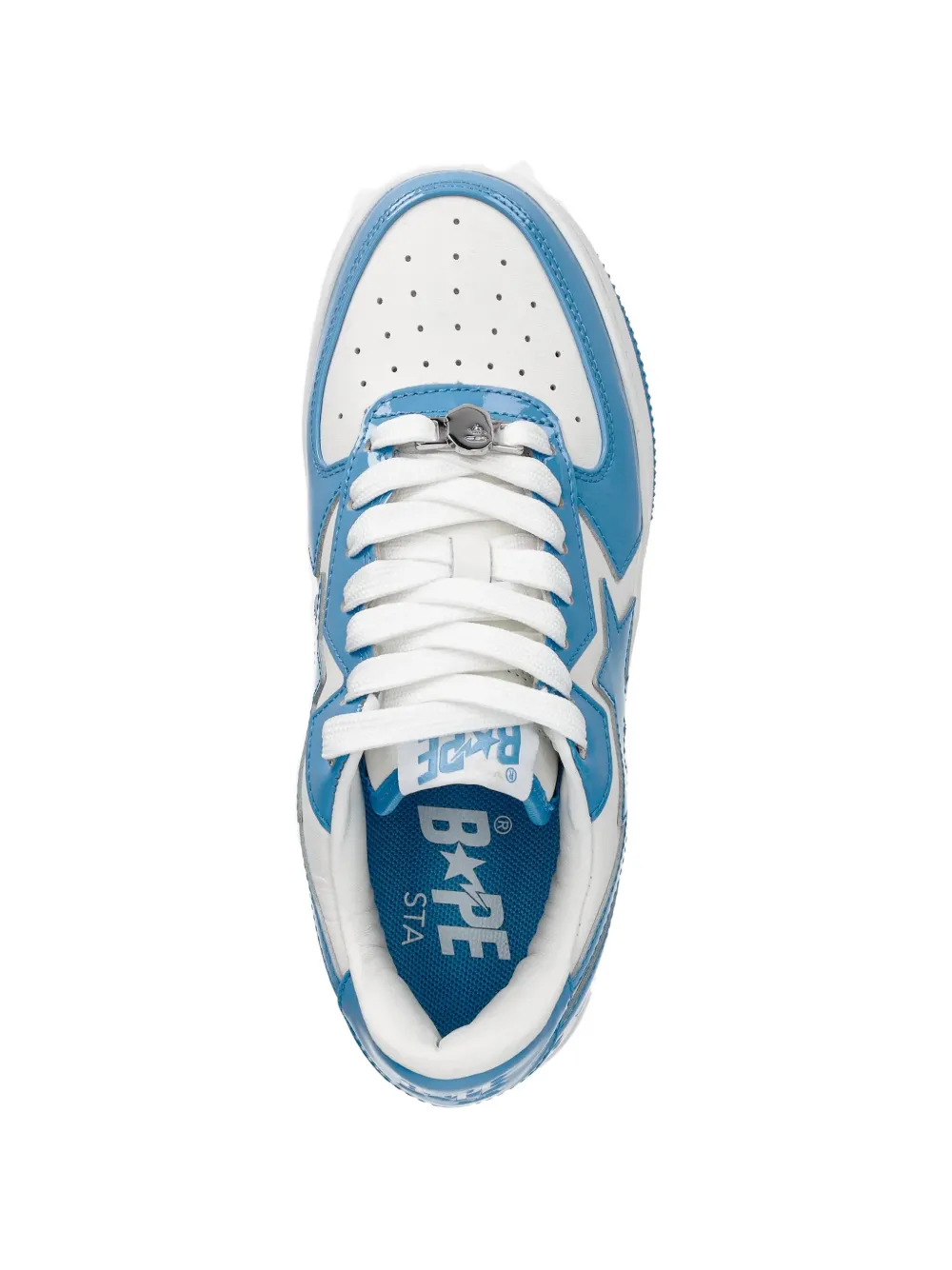 A BATHING APE Sneakers verfraaid met sterren Blauw