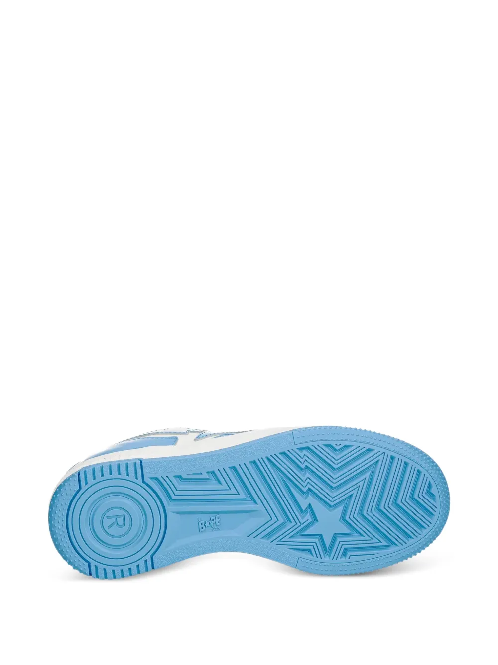 A BATHING APE Sneakers verfraaid met sterren Blauw