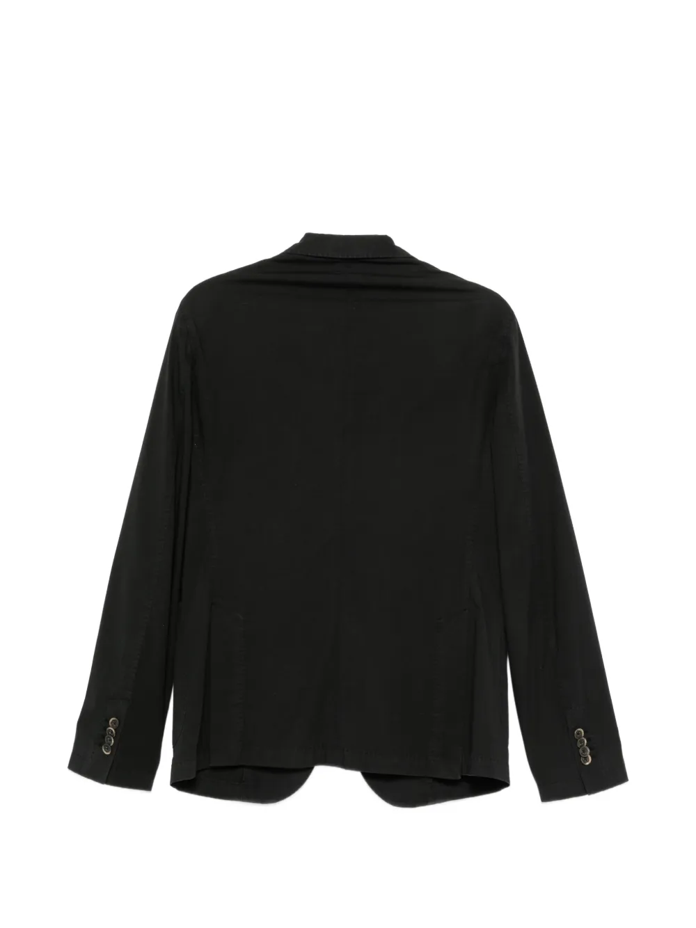 Manuel Ritz Blazer met enkele rij knopen en logospeld Zwart
