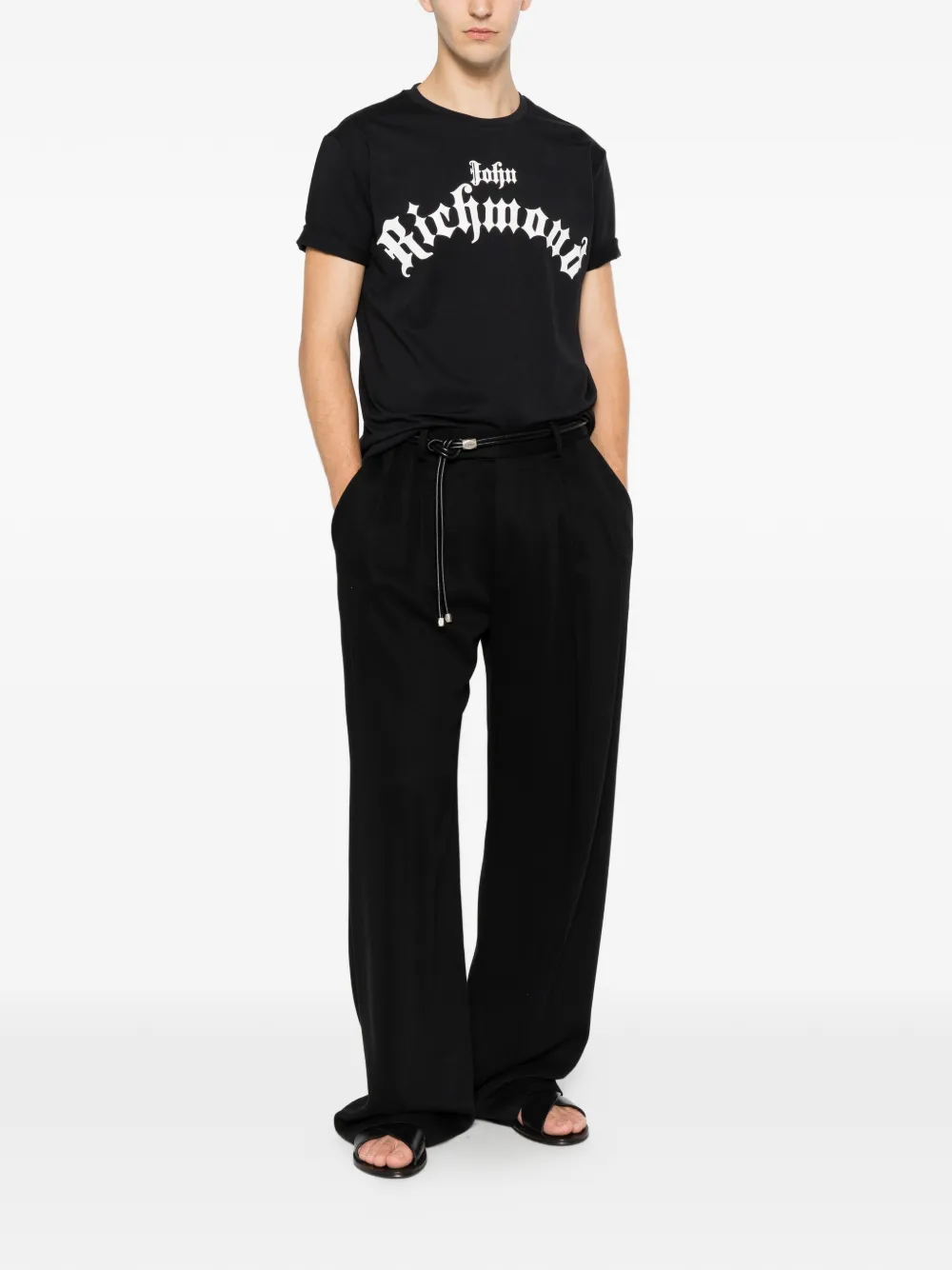 John Richmond Zibru T-shirt Zwart