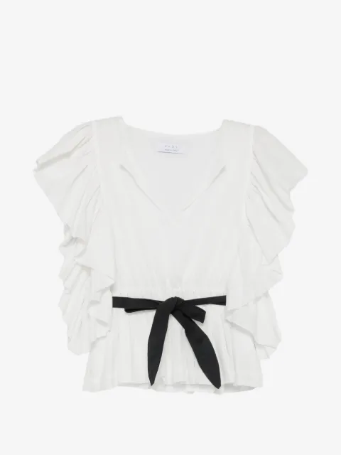 kaos Blusa con ruches e cintura