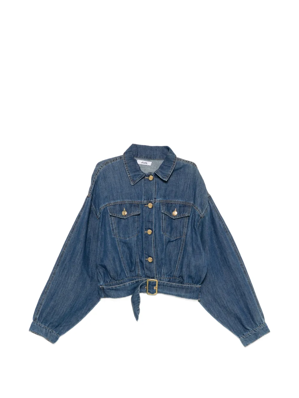 JIJIL Cropped-Jeansjacke - Blau