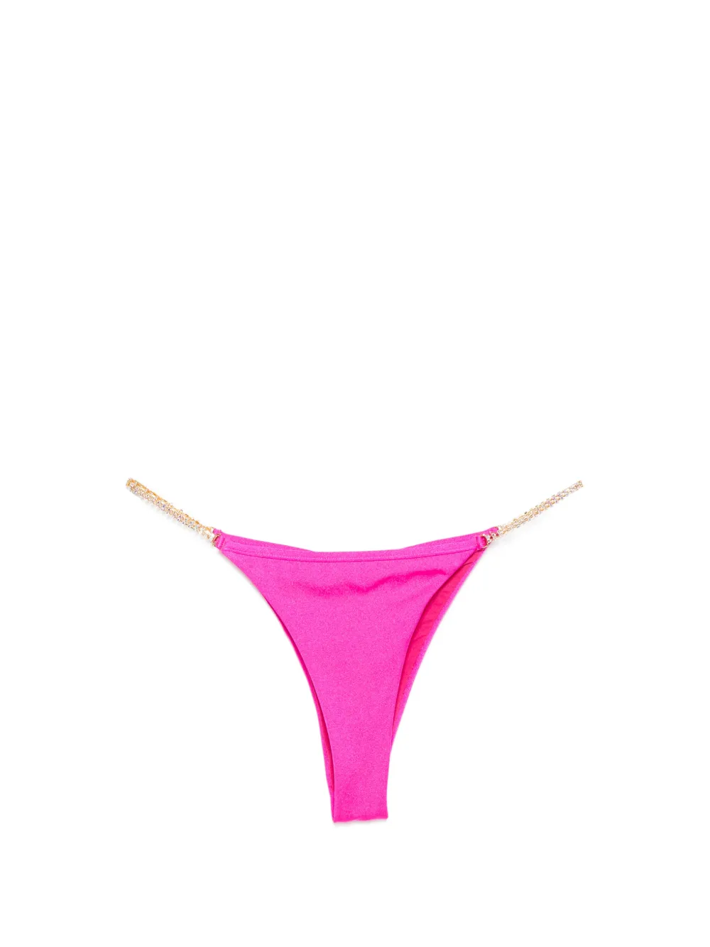 Chiara Ferragni crystal-embellished logo-plaque bikini bottoms - Rosa