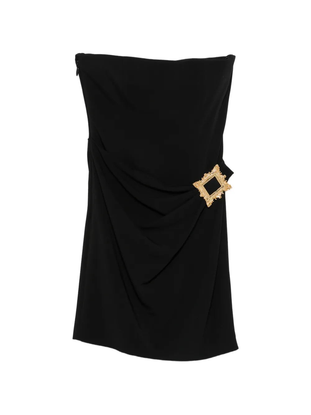 Moschino buckle-detail strapless dress - Nero