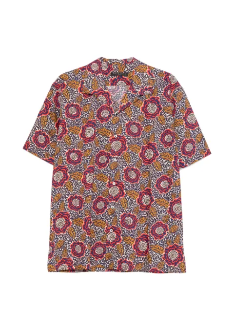 Brian Dales floral-print short-sleeve shirt