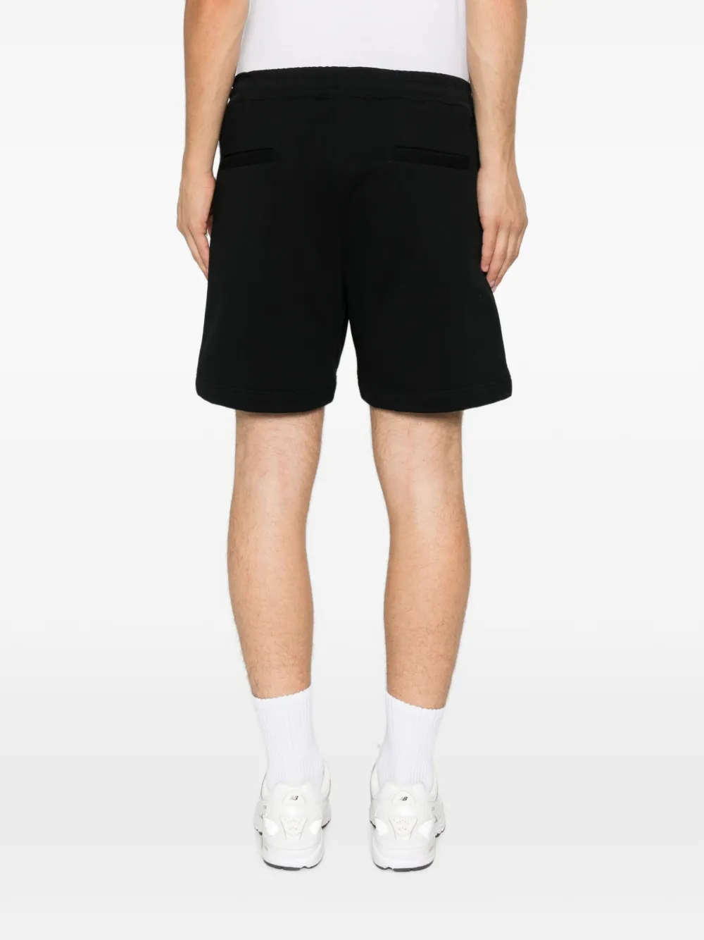 Low Brand Shorts met logopatch Zwart