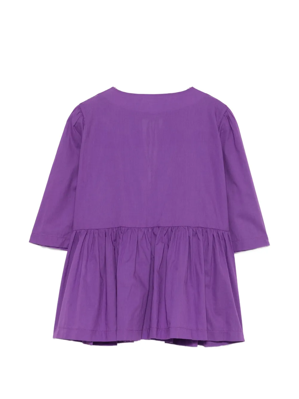 kaos Peplum blouse met kwastje Paars