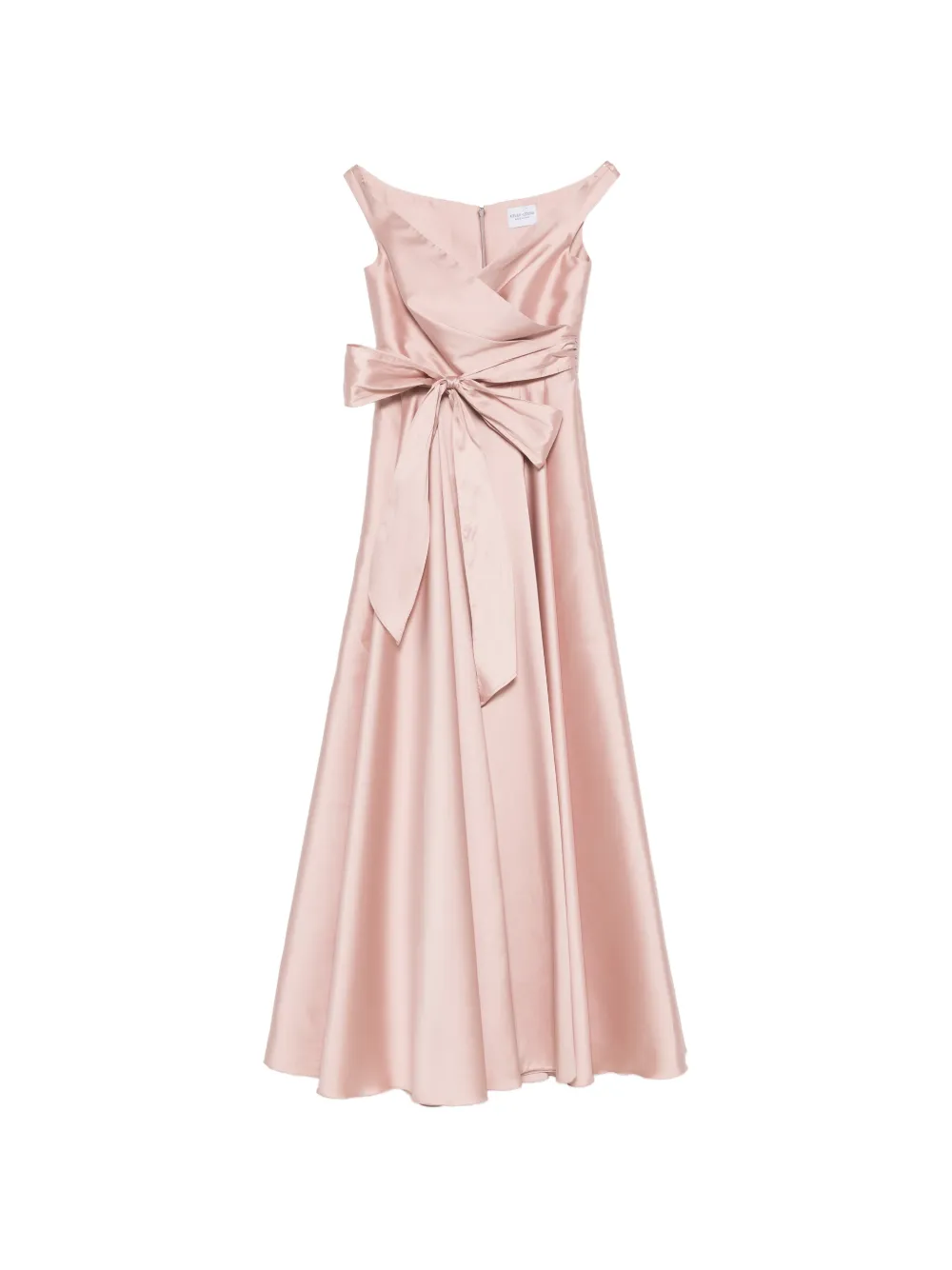 ALESSANDRO LEGORA bow-detail off-shoulder maxi dress - Rosa