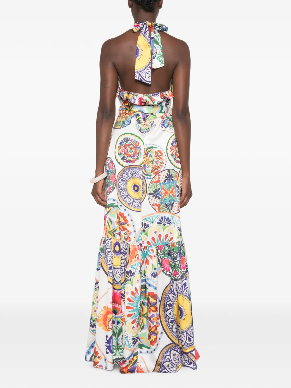 TWINSET Maxi-jurk met print Wit