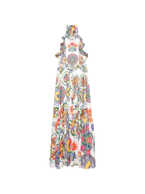 TWINSET graphic-print maxi dress