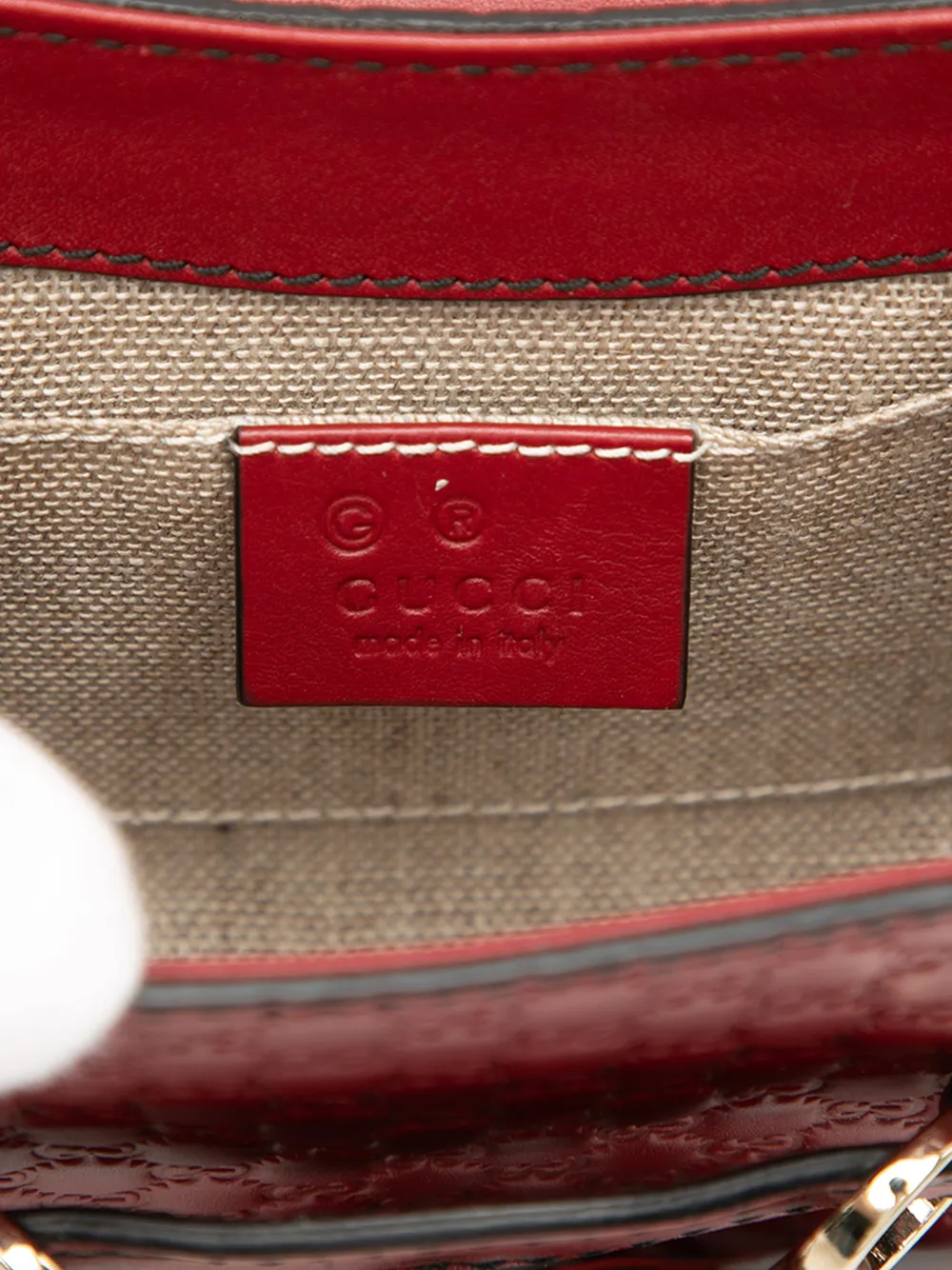 2000-2015 Mini Microguccissima Emily Crossbody Bag