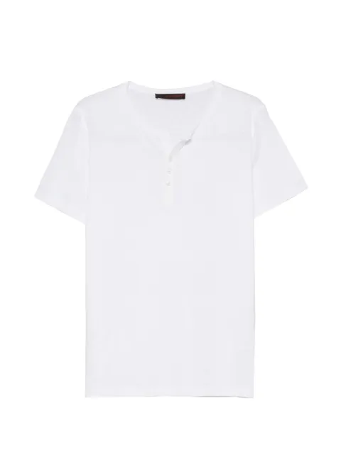 Jeordie's short-sleeve henley linen T-shirt