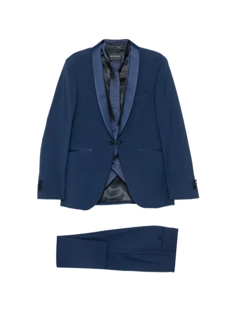 Carlo Pignatelli shawl-lapel single-breasted three-piece wool suit