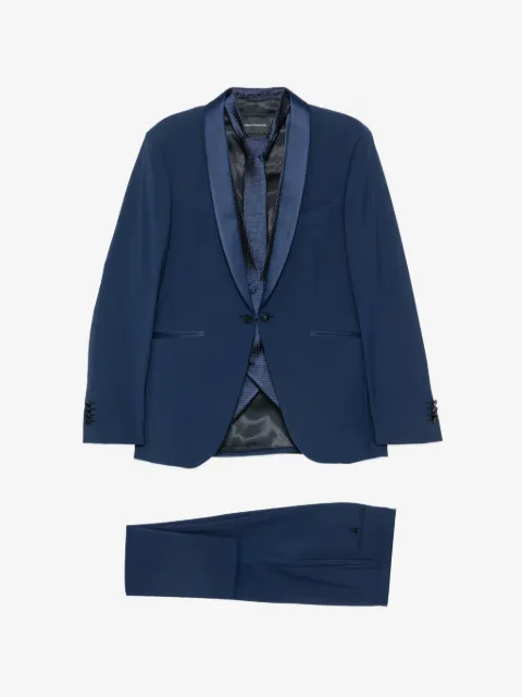 Carlo Pignatelli shawl-lapel single-breasted three-piece wool suit