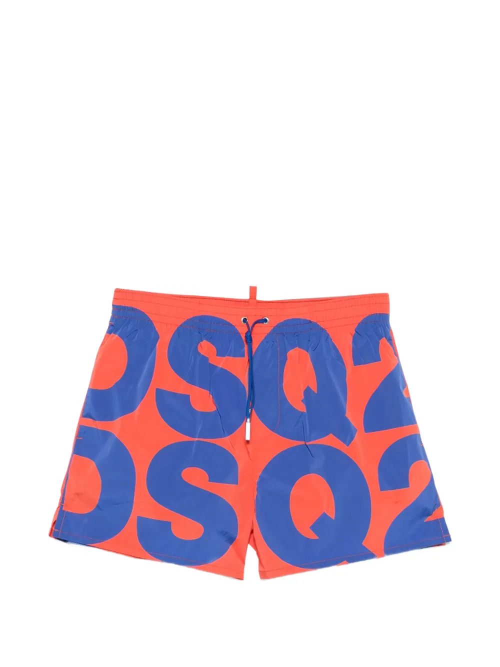 DSQUARED2 logo-print swim shorts - Arancione