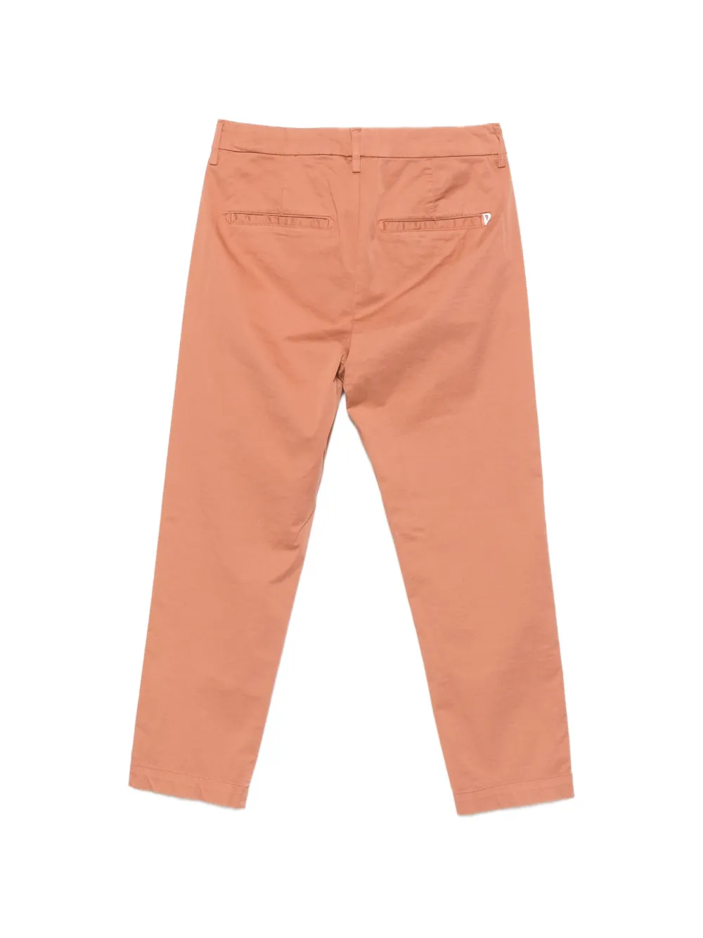 DONDUP Straight broek met logoplakkaat Oranje