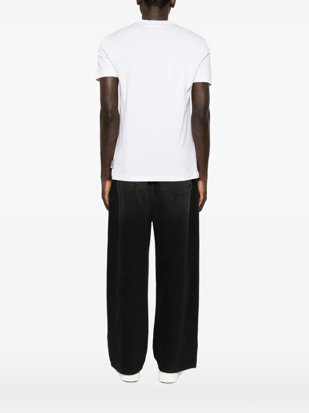 Versace Jeans Couture T-shirt met tekst Wit