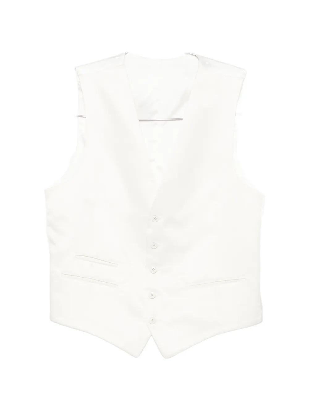 Manuel Ritz single-breasted waistcoat - White