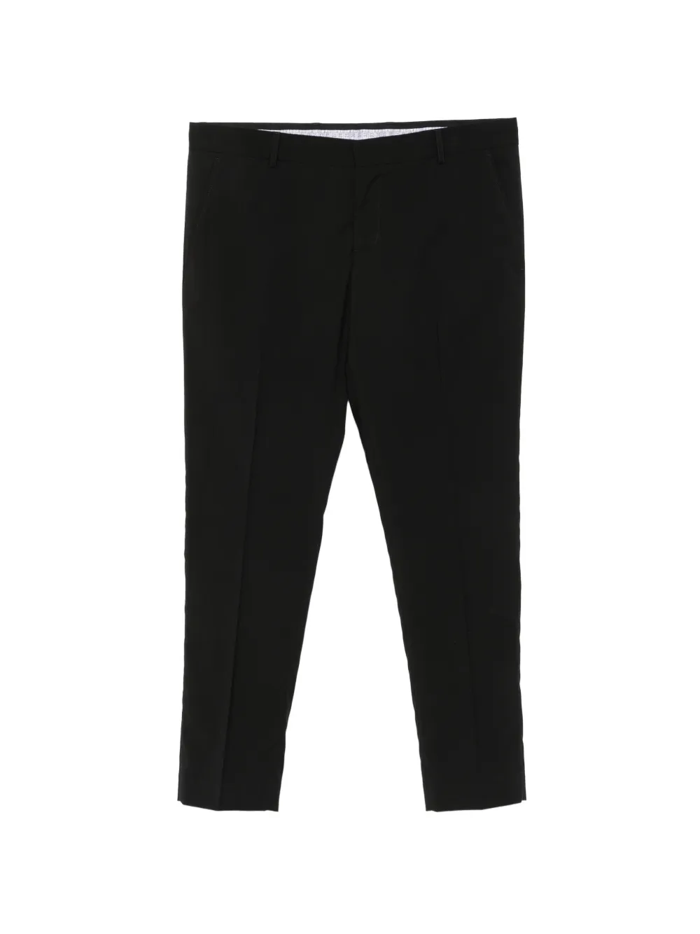 Daniele Alessandrini Pantaloni sartoriali con pieghe - Nero