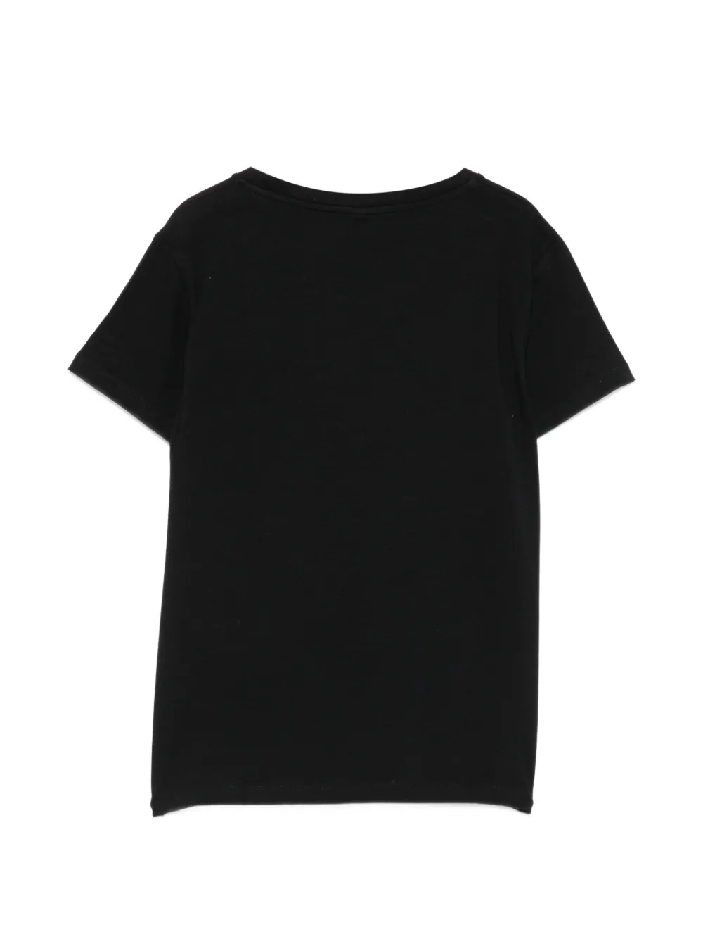 Moschino Katoenen T-shirt met logoprint Zwart