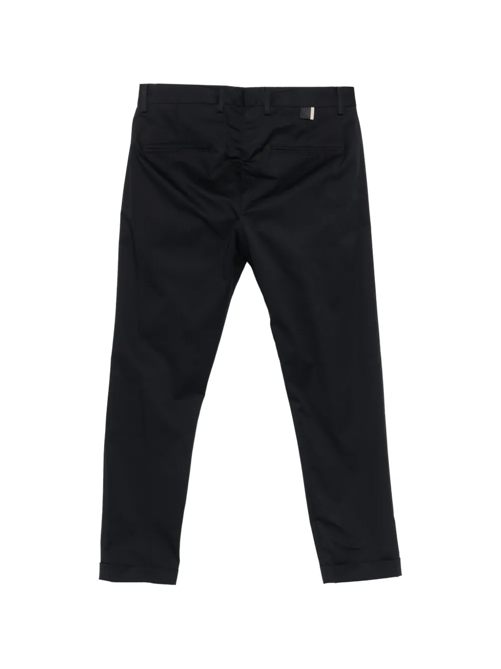 Low Brand Broek met omgeslagen pijpen Blauw