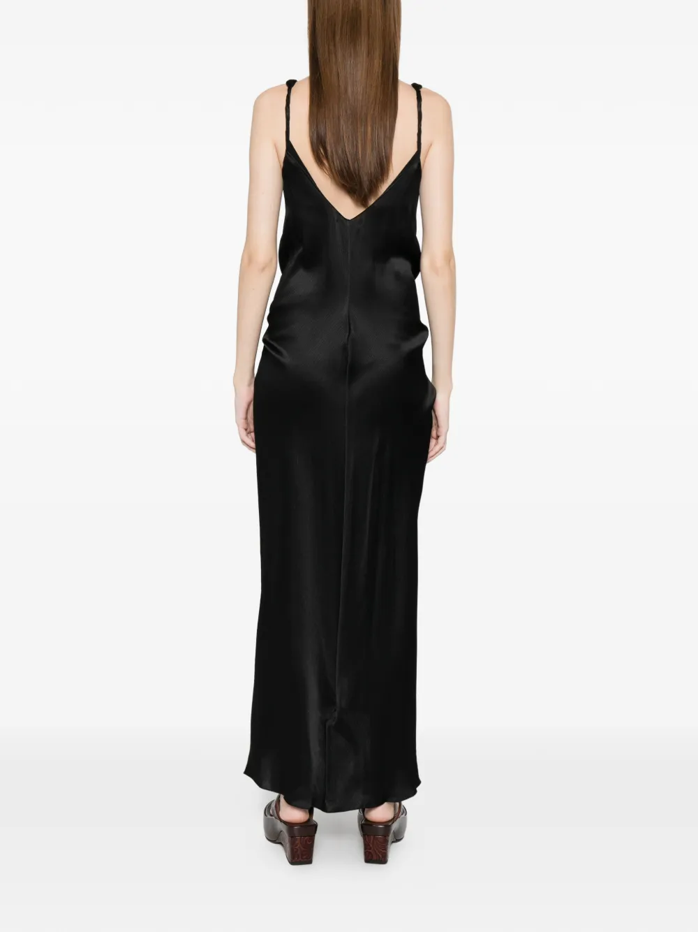 JW Anderson Geknoopte maxi-jurk Zwart